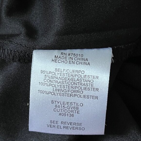 Say Yes To The Prom Gown Dress Black Halter Rhinestone Embellished Juniors 11 - Picture 16 of 16